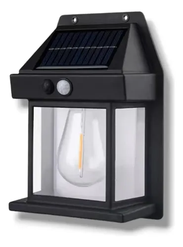 Lámpara farol solar de pared